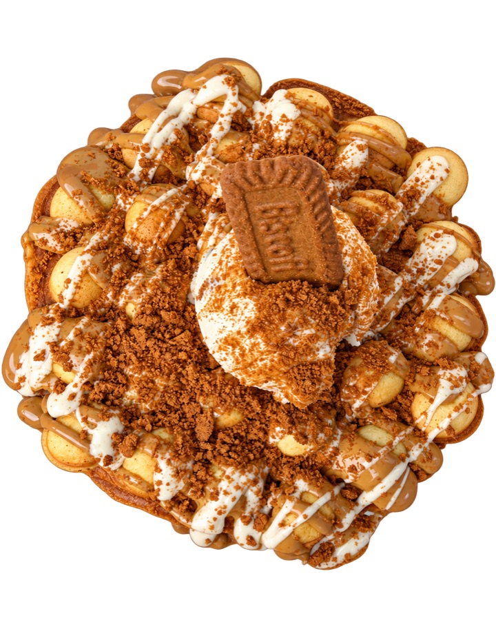Lotus bubble waffle